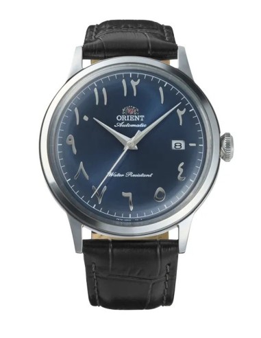 reloj automático hombre Orient Bambino Arabic Dial "Desert Night" RA-AC0036L 40.5mm correa de cuero Cal.  F6724